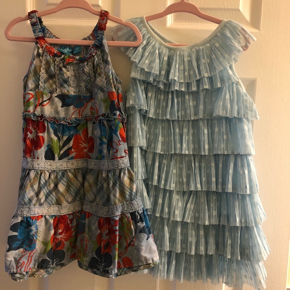 Lot of two 💙 blue dresses💘